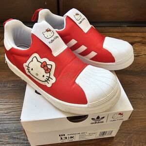 Adidas Kids Hello Kitty Red Shoes